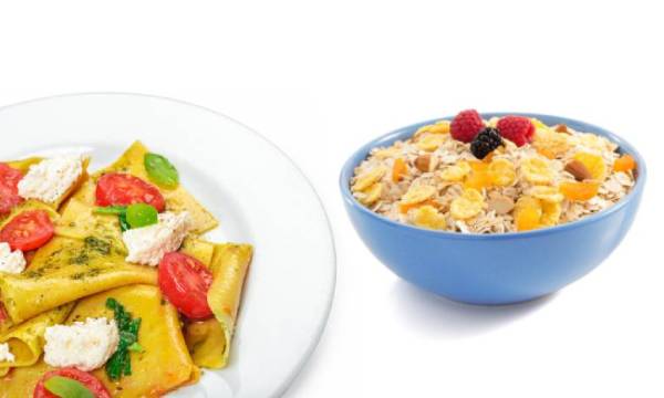 Wheat Cereals & Pasta and souce